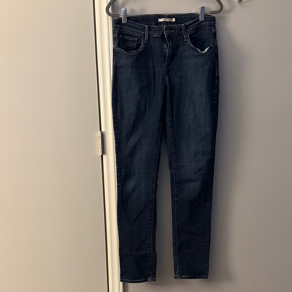 Levi's Women's Deep Blue Skinny Jeans